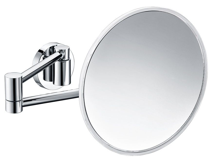 Miroir agrandissant Maldive rond 21 cm chromé