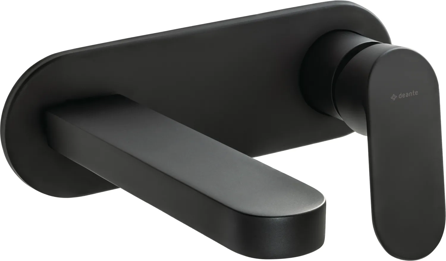Mitigeur de lavabo encastré Deante Alpinia 153 mm sans bonde en noir mat