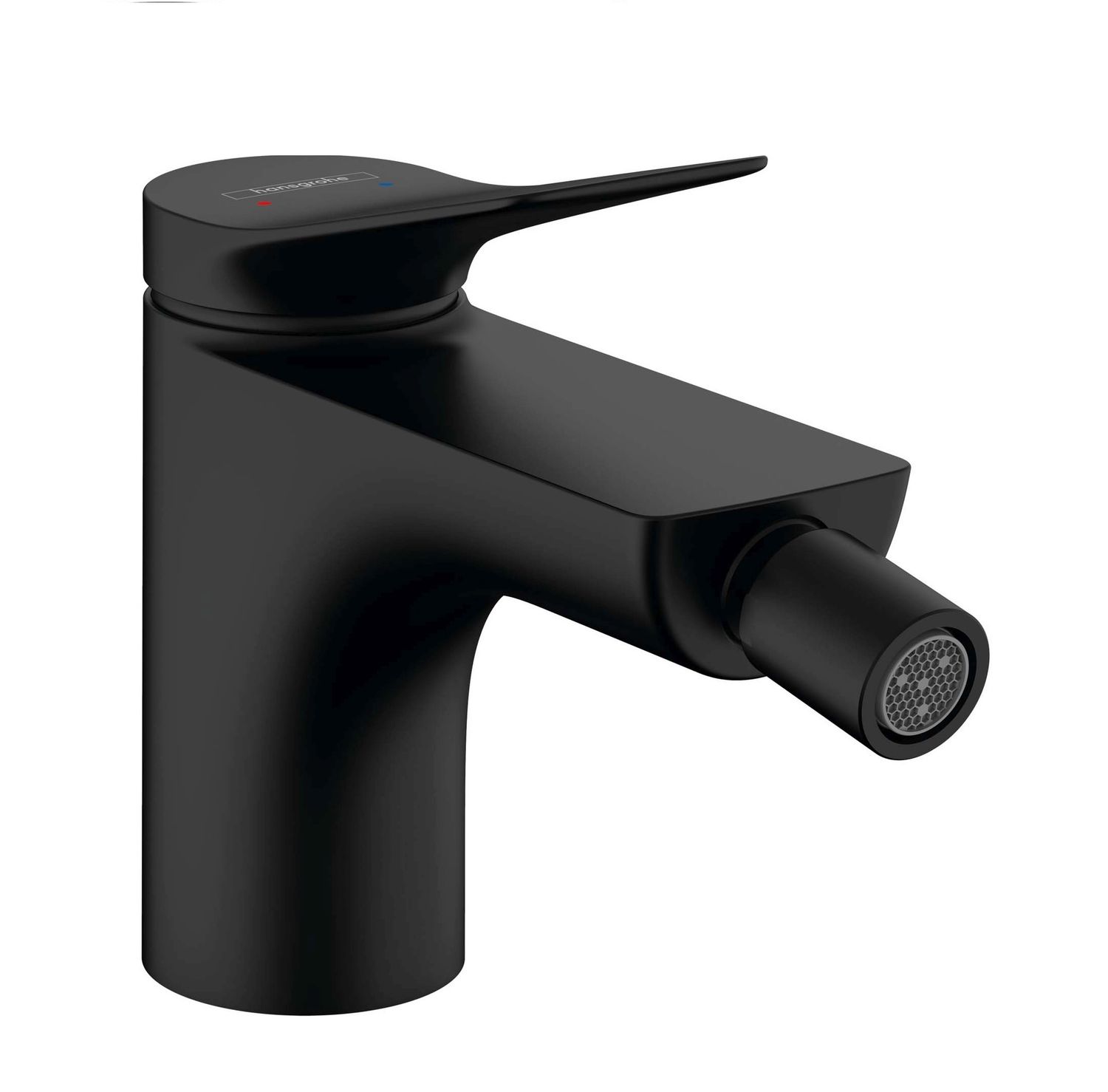 Mitigeur de bidet Hansgrohe Vivenis avec tirette et vidage en noir mat