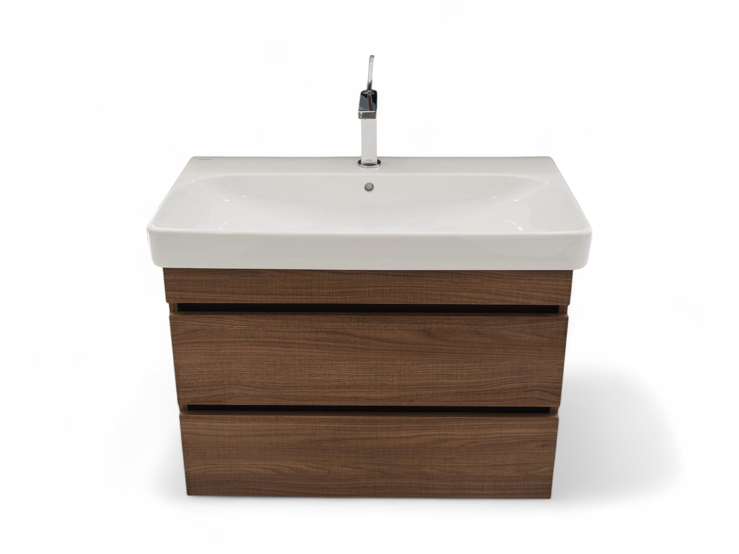 Meuble de salle de bains à deux tiroirs pour lavabo Geberit Smyle 90 cm