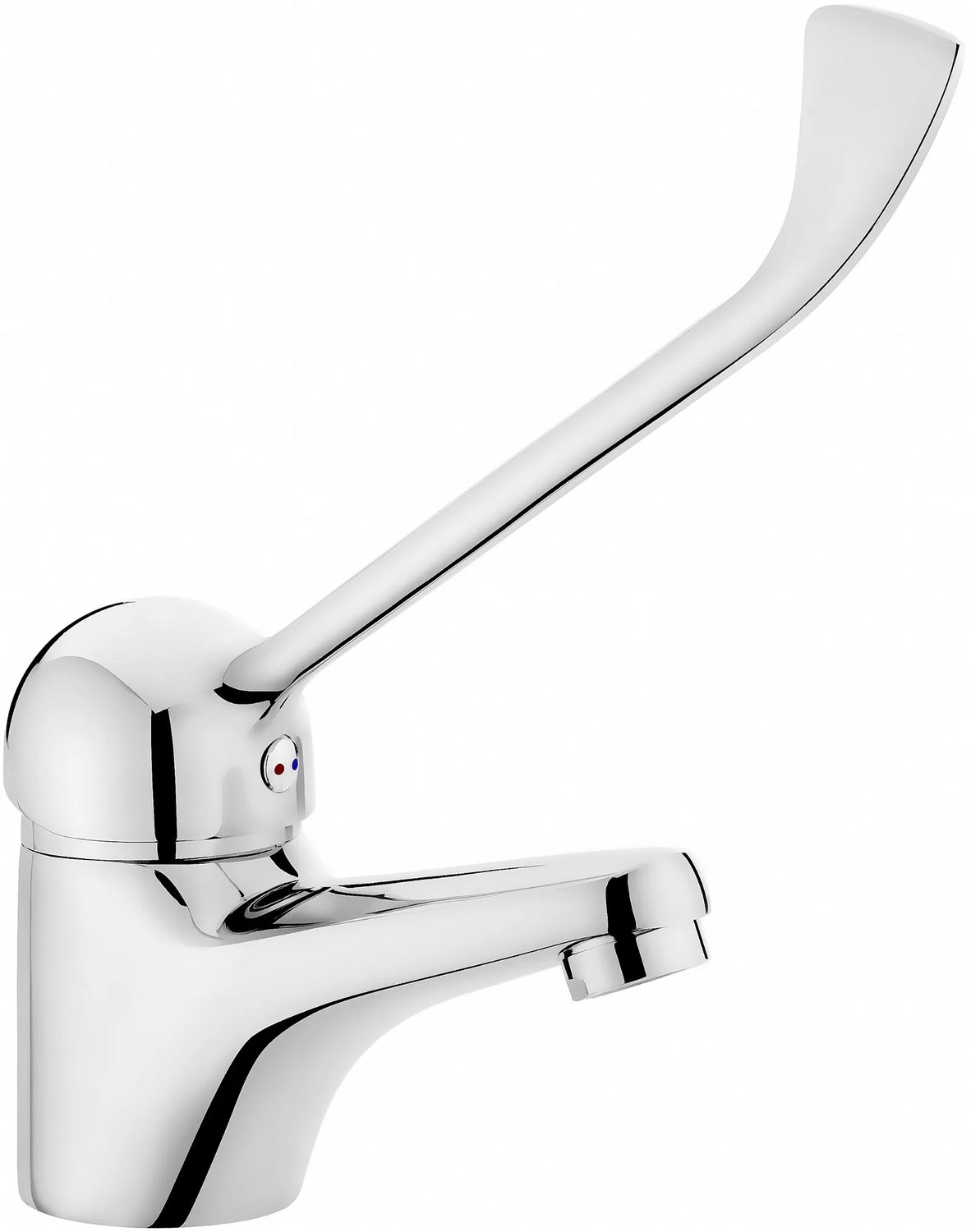Mitigeur de lavabo Neo Joko 52 avec poignée clinique sans bonde en chromé