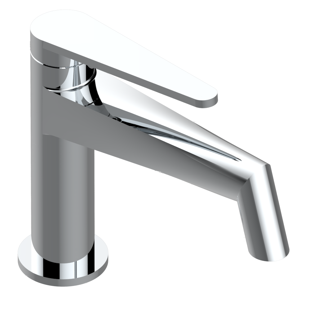 Mitigeur de lavabo monotrou THG 80 avec vidage - Collection &quot;Métamorphose céramique noire&quot;