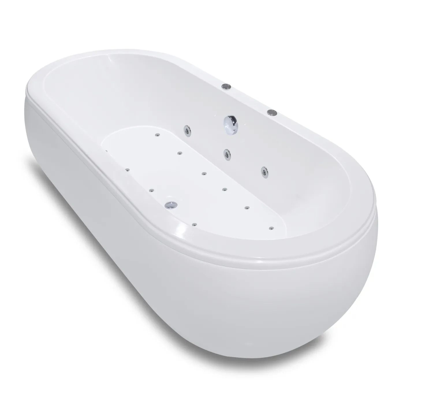 Baignoire Déco hydromassage mixte 177 x 82 cm