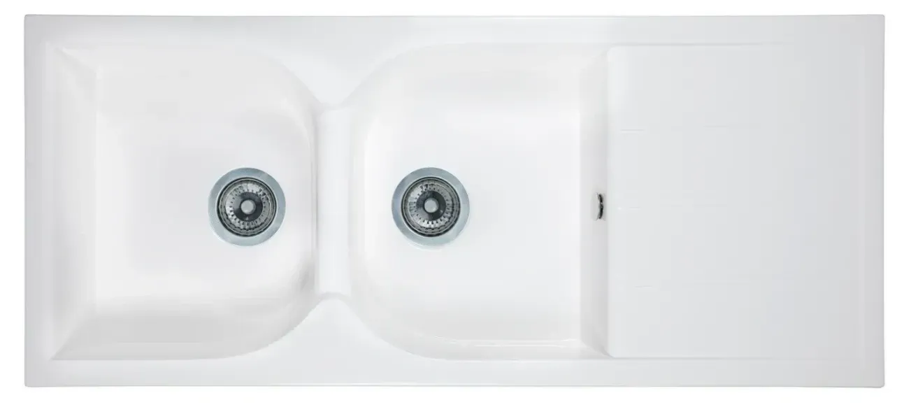 Évier de cuisine encastrable Soltana 116 cm x 50 cm