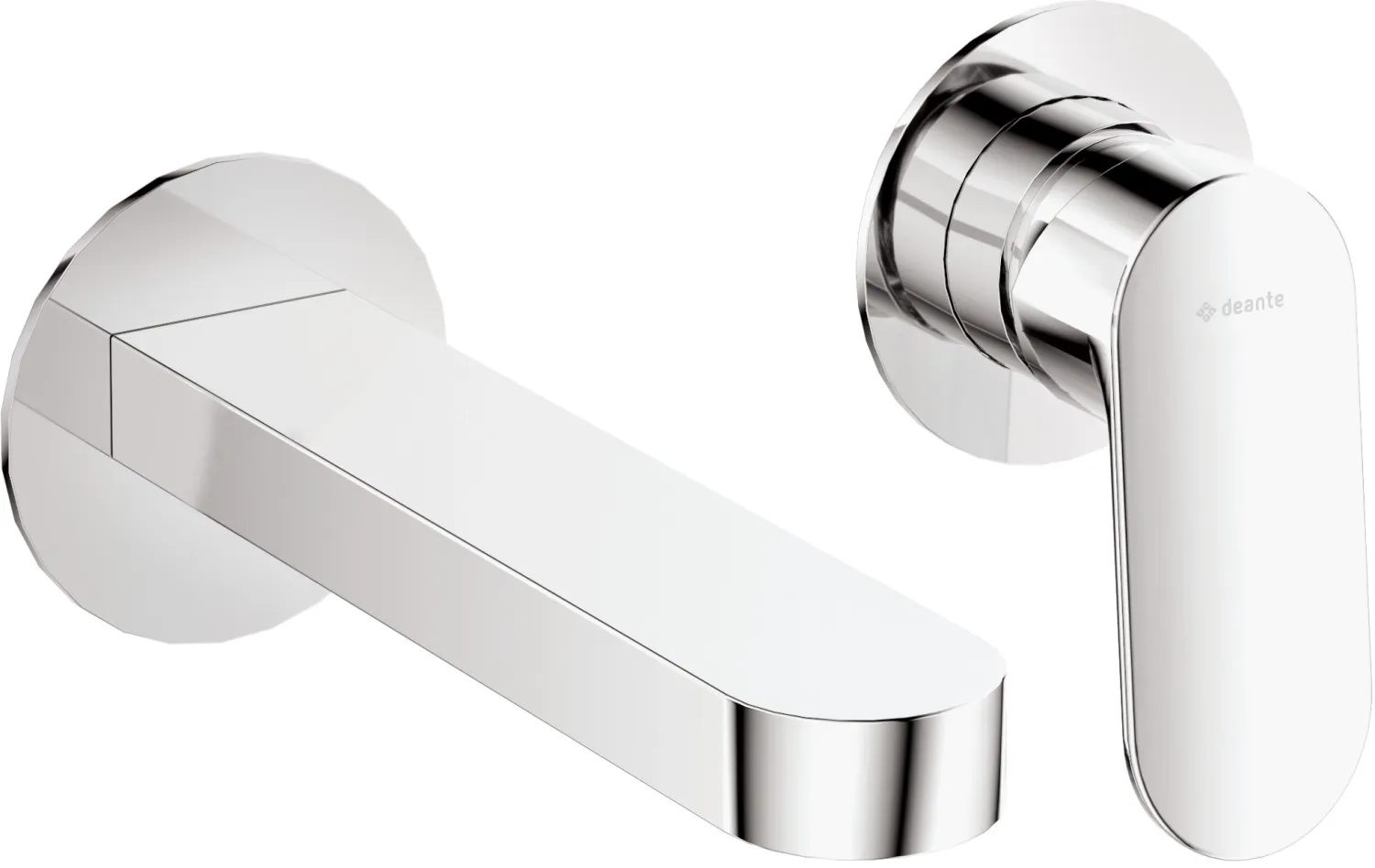 Mitigeur de lavabo encastré Deante Alpinia 154 mm sans bonde en chromé