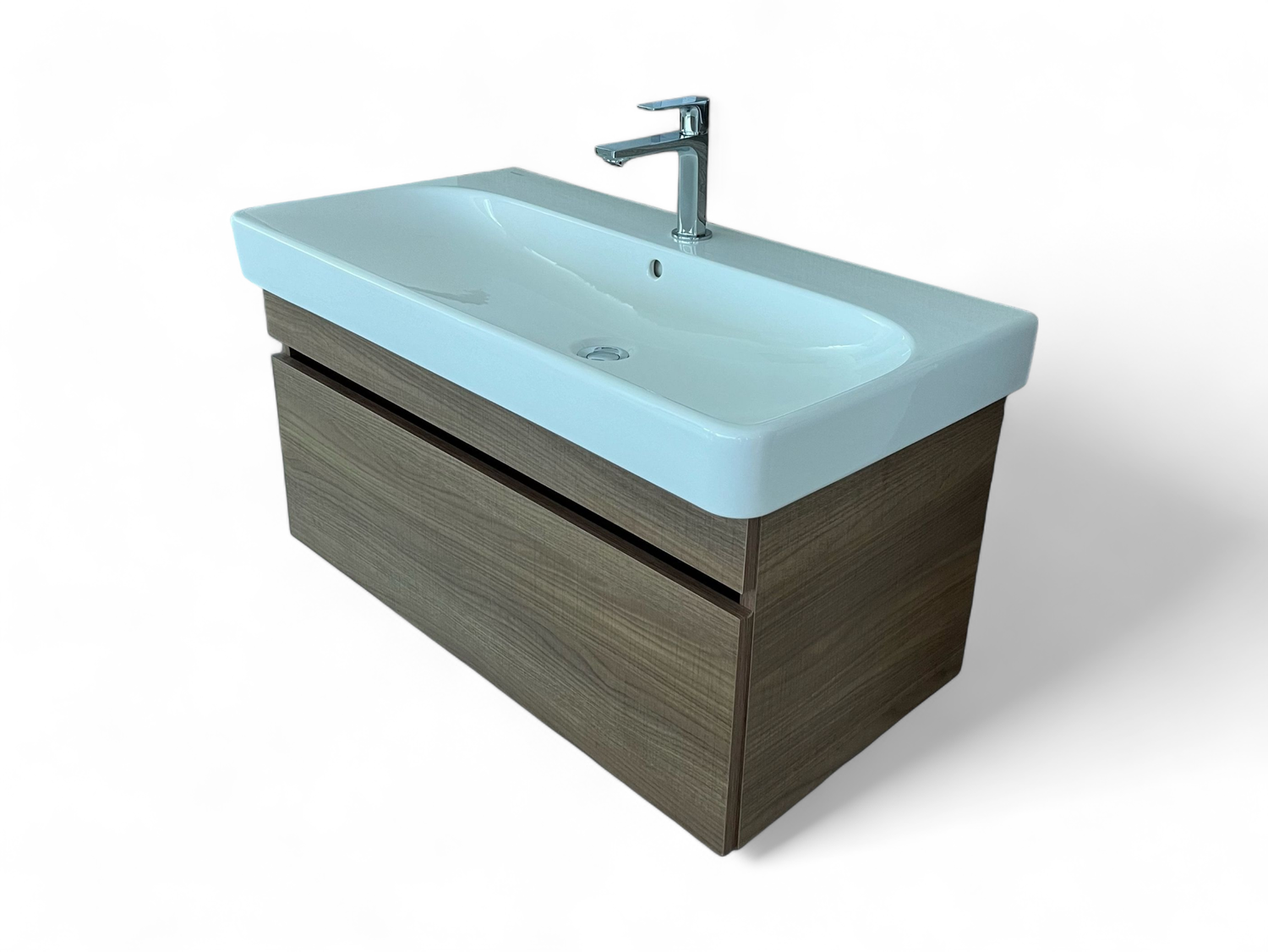 Meuble de salle de bains à un tiroir pour lavabo Geberit Smyle 90 cm