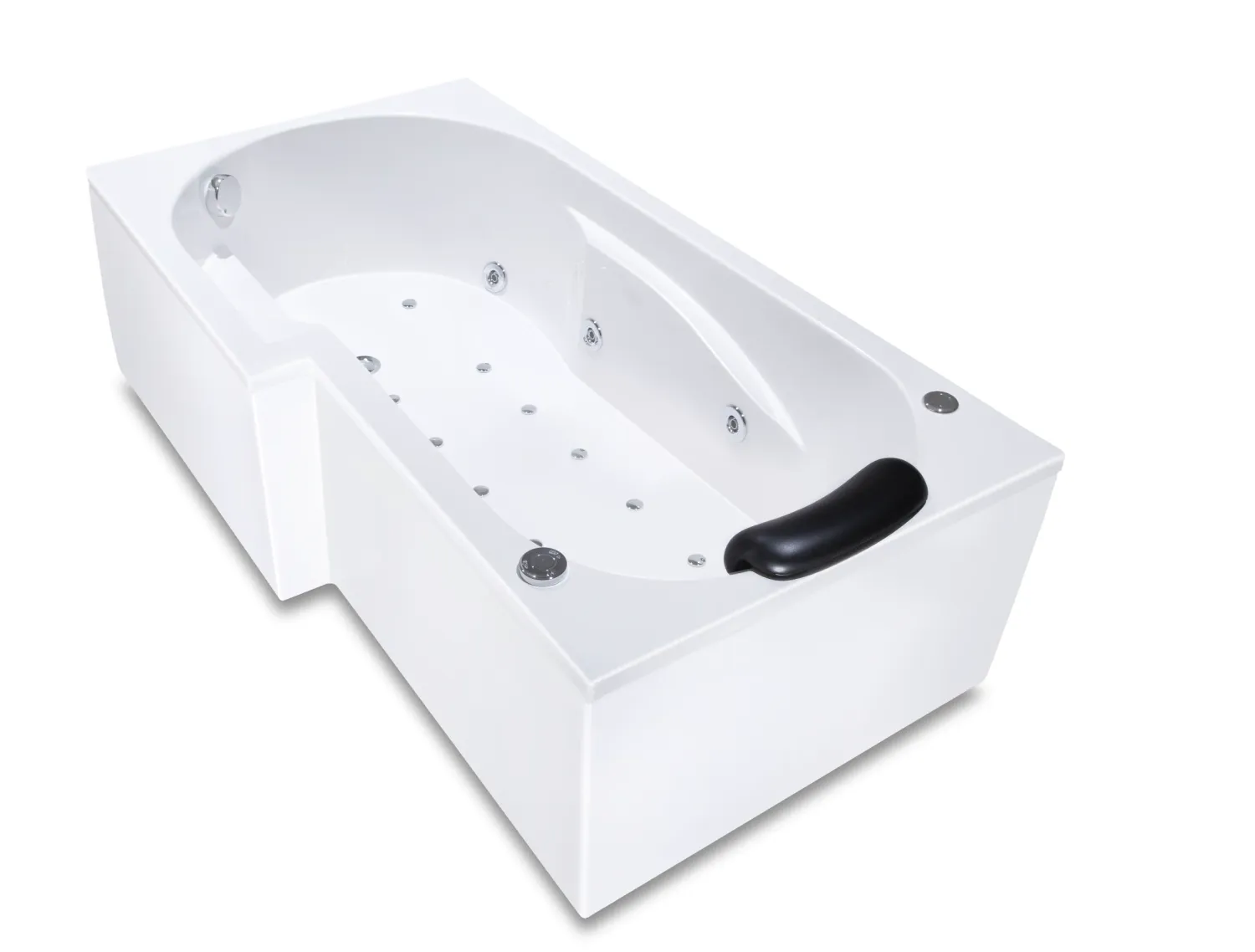 Baignoire Twin hydromassage mixte 160 x 85 cm