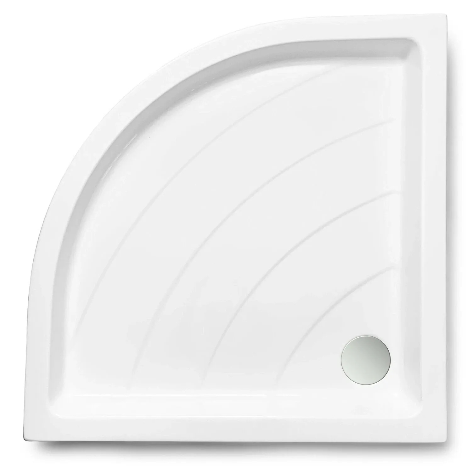Receveur d&#39;angle Java 90 x 90 cm sans vidage