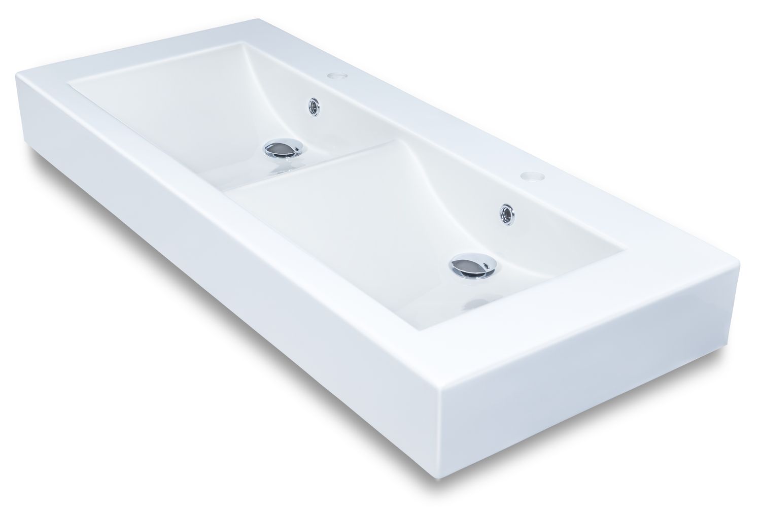 Plan-vasque double Nova 120 cm