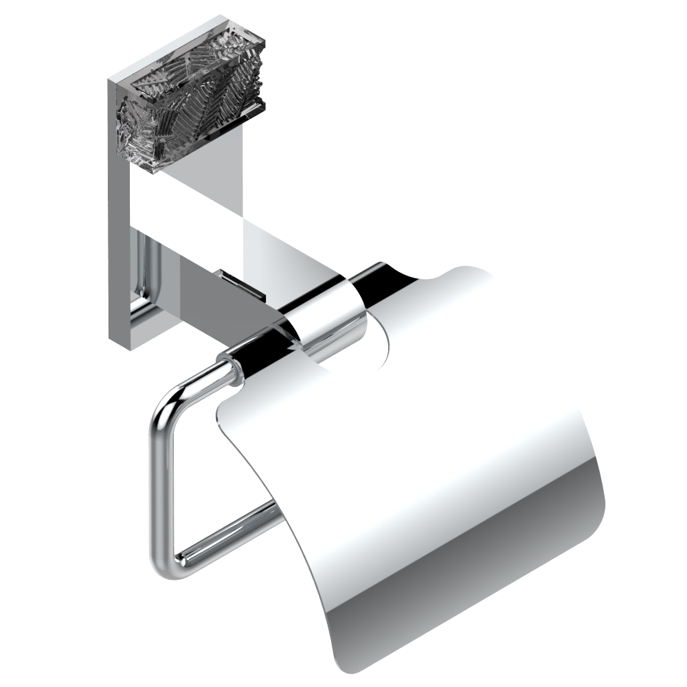 Porte-rouleau avec couvercle THG - Collection &quot;Vegetal&quot;