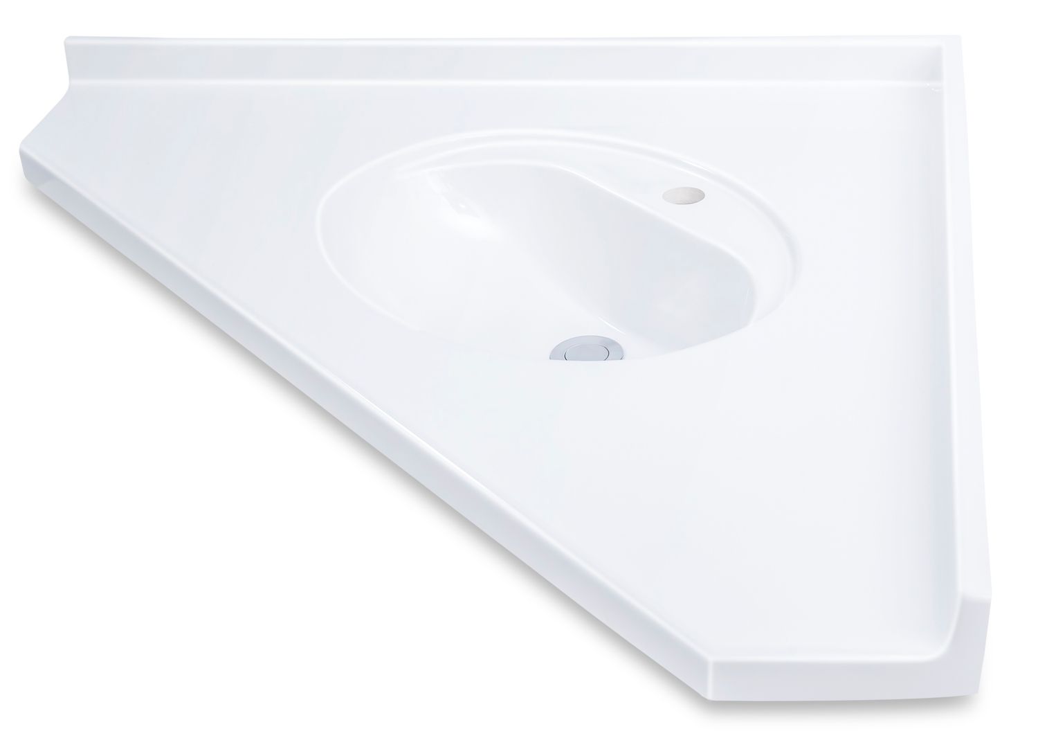 Plan-vasque d&#39;angle Bermudes 85 cm