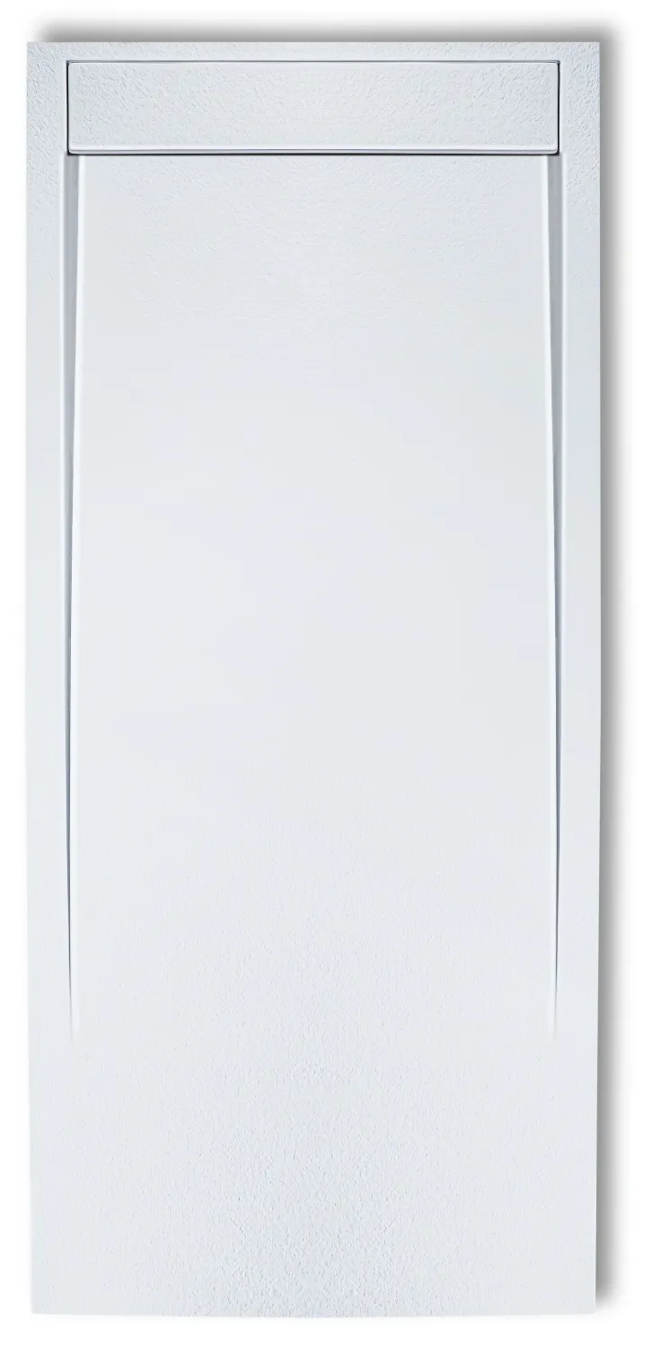 Receveur de douche rectangulaire Galaxite extra-plat et anti-dérapant (100 à 180 cm) x 70 cm avec grille en Marbryx® et bonde extra-plate