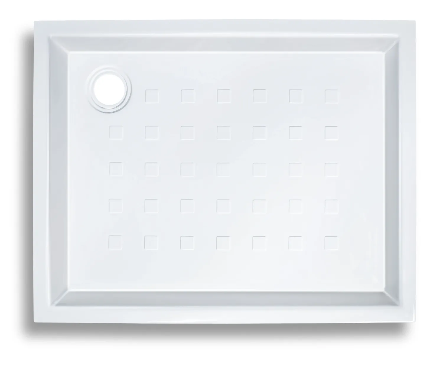 Receveur Novospace décentré 90 x 70 cm sans vidage