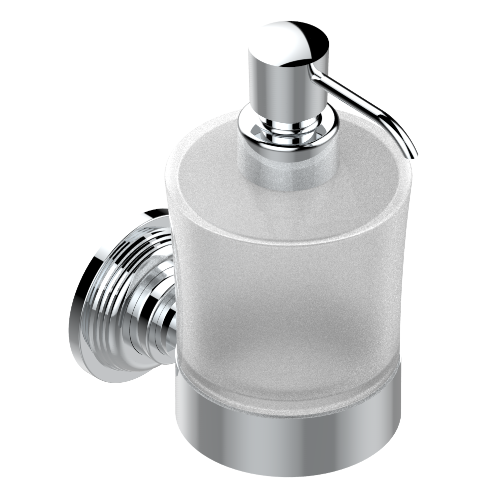 Distributeur de savon liquide THG - Collection &quot;Grand Central manette métal&quot;