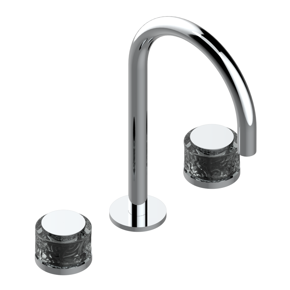 Mélangeur de lavabo 3 trous THG avec vidage pour serrage marbre - Collection &quot;New Paradise&quot;