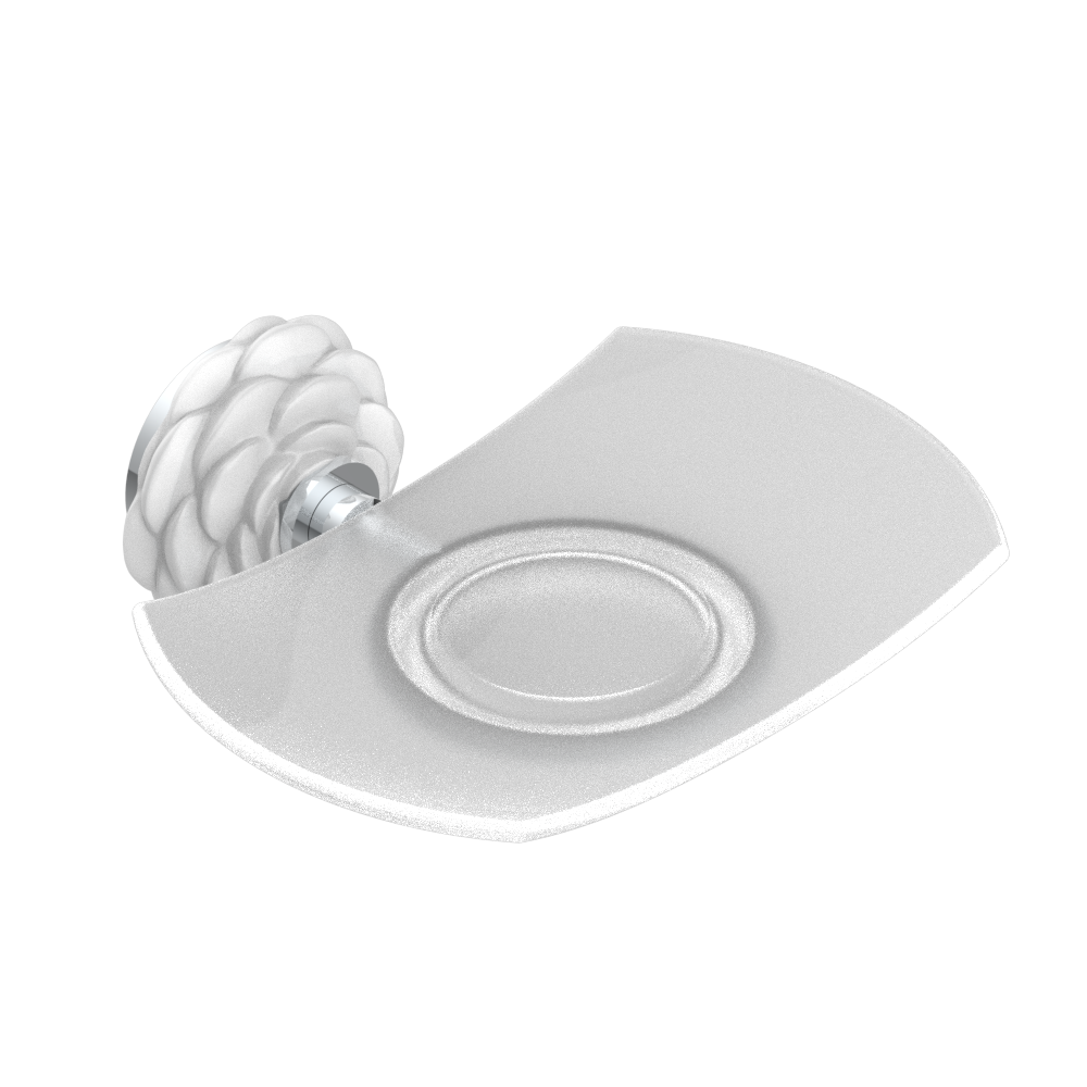 Porte-savon THG - Collection &quot;Camélia Cristal Clair&quot;