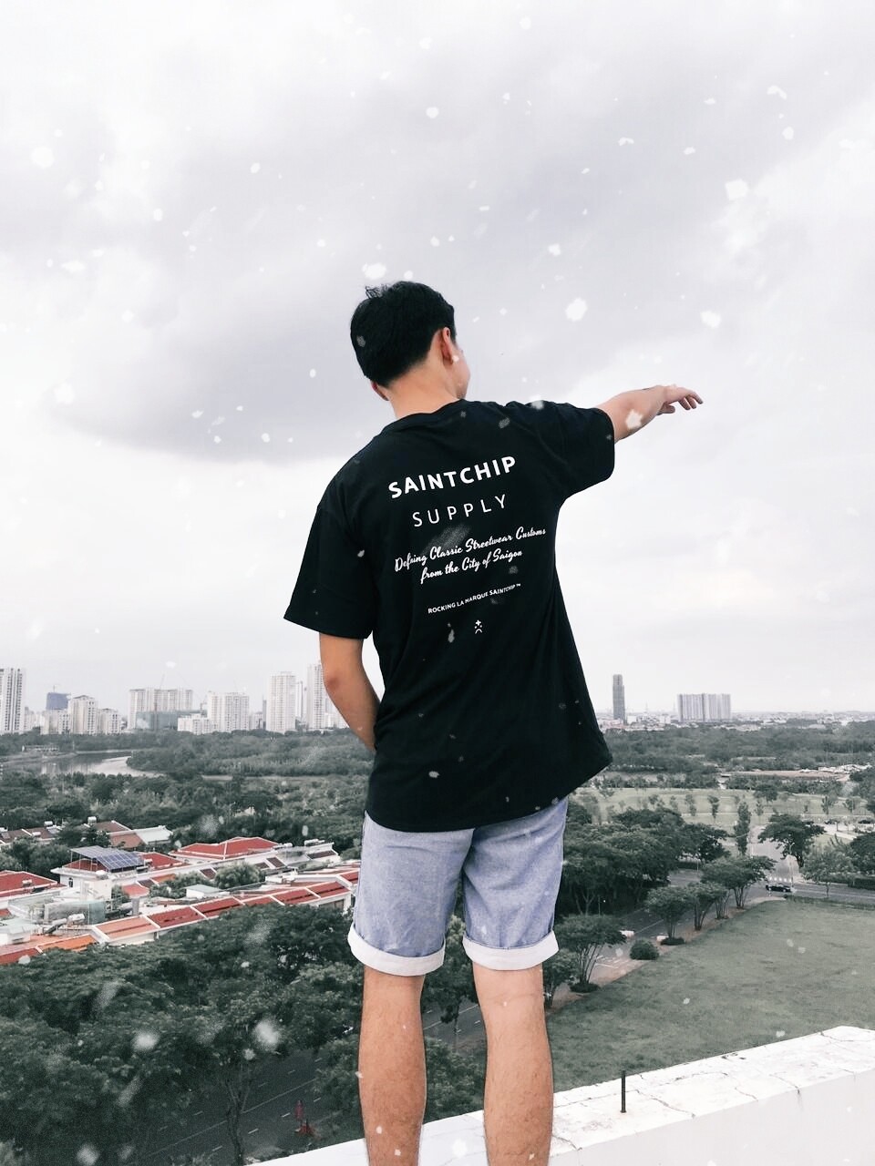 SAINTCHIP™ DRIPPING SMILEY TEE