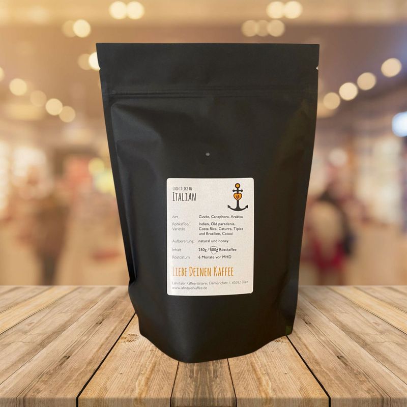 I did it like an Italian