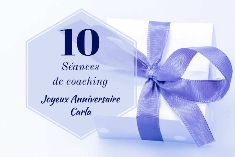 Cartes cadeau coaching