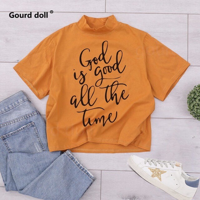 God’s Good All The Time Crop top .