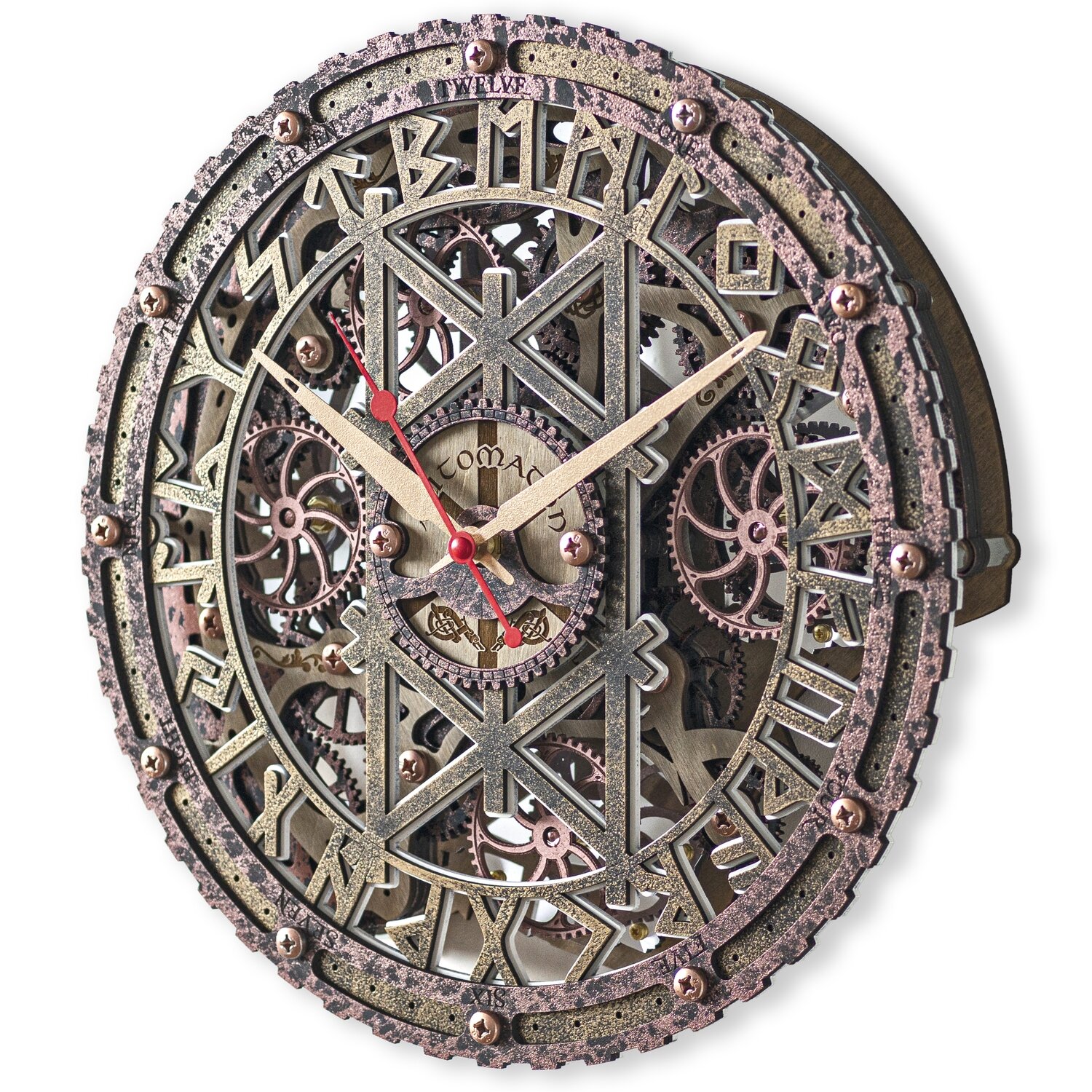 Automaton Bite 1682 Web of Wyrd Wall Clock
