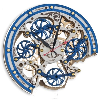 Automaton Bite 1682 Gzhel Wall Clock