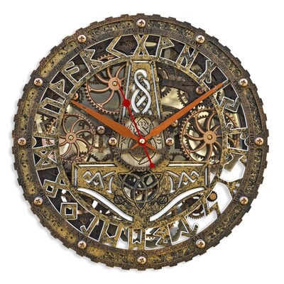 Automaton Bite 1682 Mjolnir Wall Clock