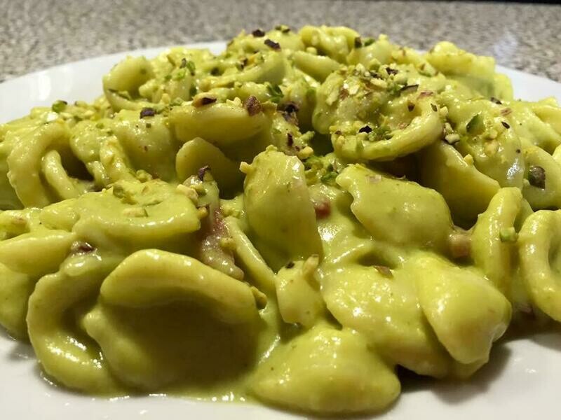 ORECCHIETTE Speck e Pistacchio