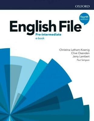 English File PRE-INTERMEDIATE, 4-ое издание (учебник + тетрадь)