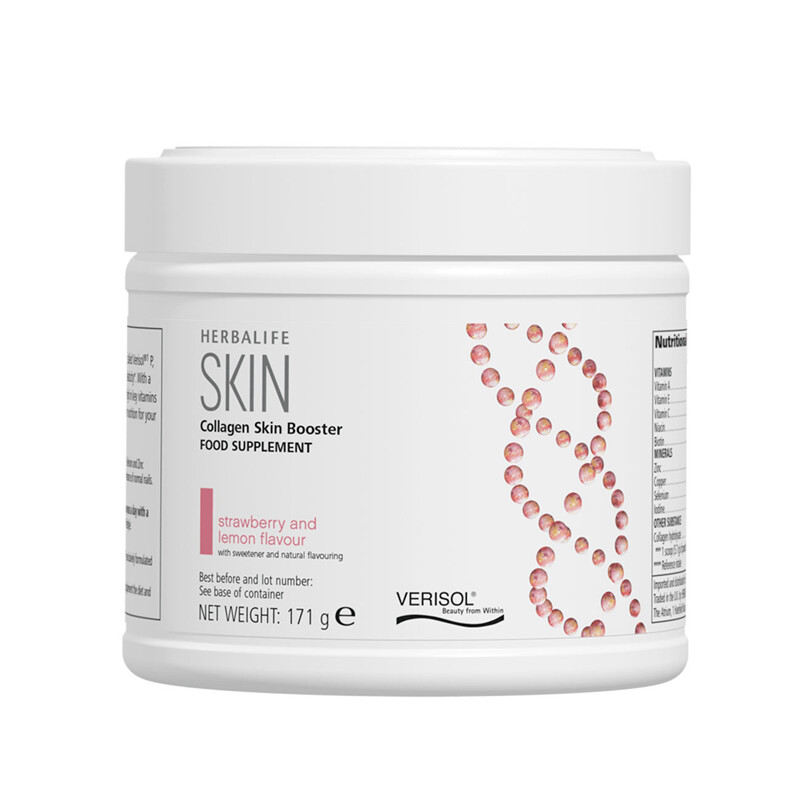 Collagen Skin Booster Food Supplement Strawberry and Lemon