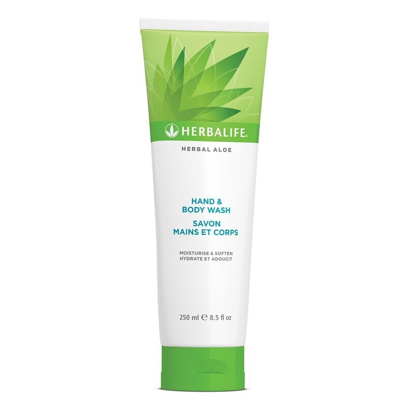 Herbal Aloe fljótandi sápa fyrir hendur og líkama/Hand & Body Wash - 250 ml