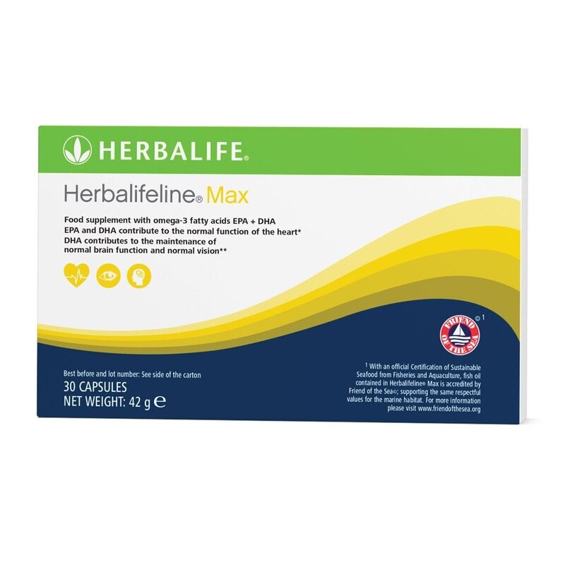 Herbalifeline® Max - Ómega-3 - 30 hylki Herbalifeline® Max - Ómega-3 - 30 hylki