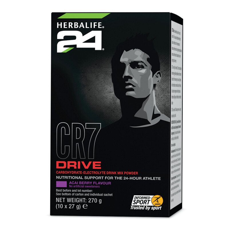 CR7 Drive Sachets - 10 skammtar 27g hver skammtur - Acai Berry