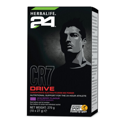 CR7 Drive Sachets - 10 skammtar 27g hver skammtur - Acai Berry