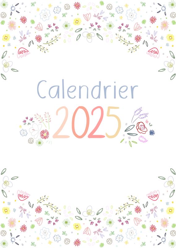 Calendrier 2025 FLOWERS
