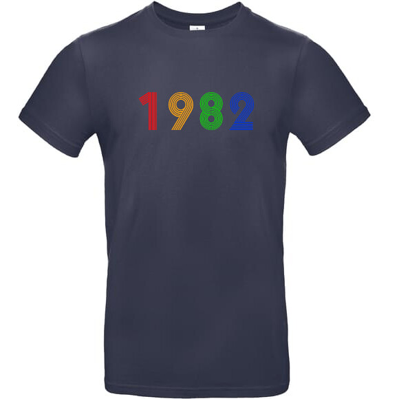 T-SHIRT HOMME - ANNÉE VINTAGE PERSONNALISÉE