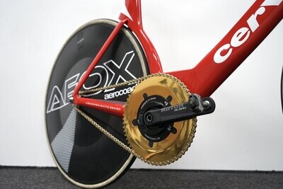 AeroCoach Aten titanium/carbon track chainring