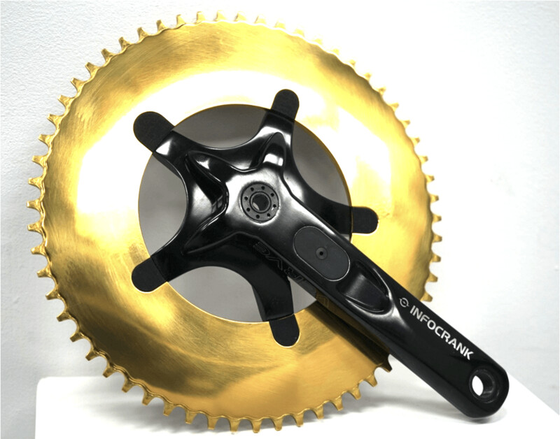 AeroCoach Aten titanium/carbon track chainring