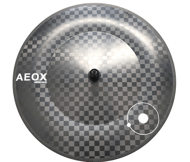 AeroCoach AEOX® carbon clincher tubeless road disc wheel (rim brake)