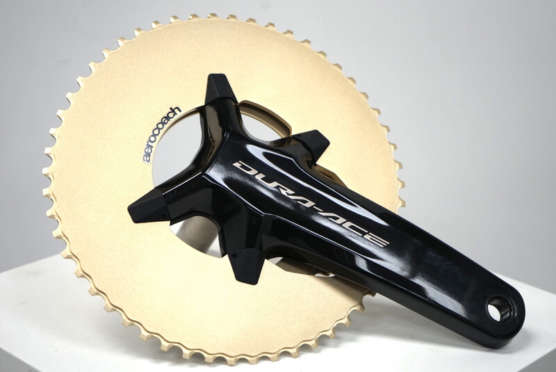 AeroCoach Aten DUAL road 2x aluminum/carbon chainrings