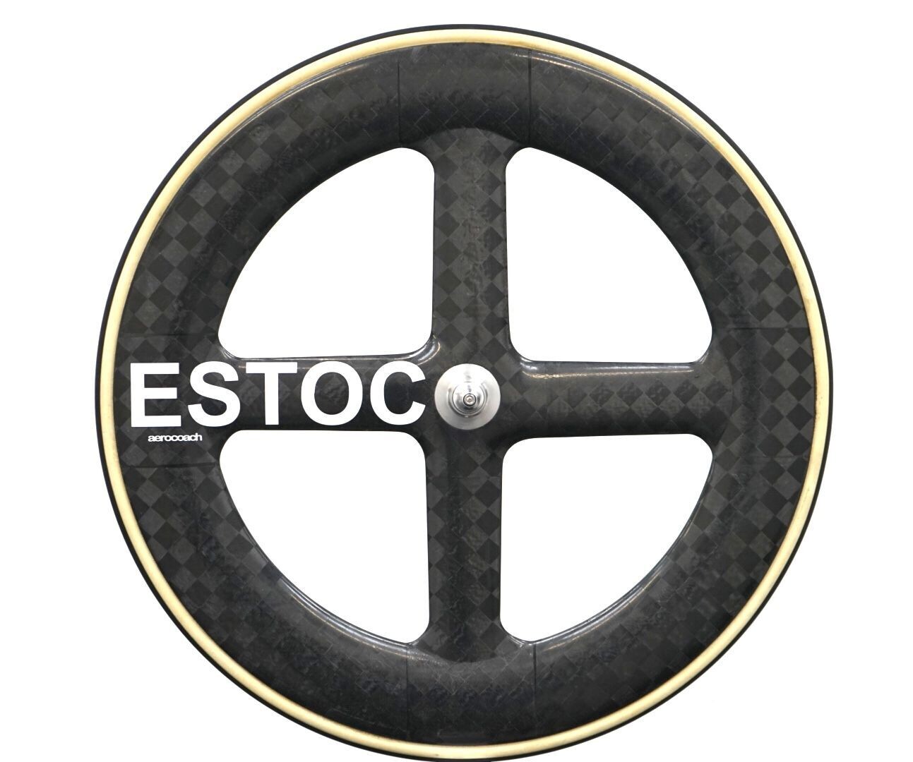 AeroCoach AEOX® ESTOC carbon track 4 spoke wheel
