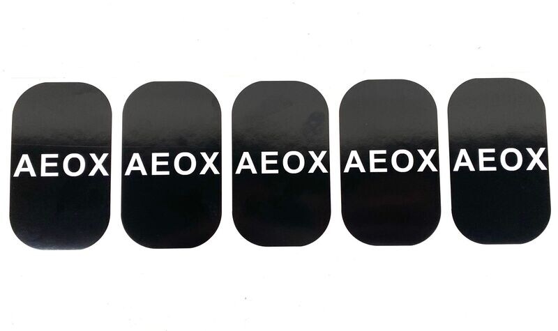 AEOX disc wheel valve stickers