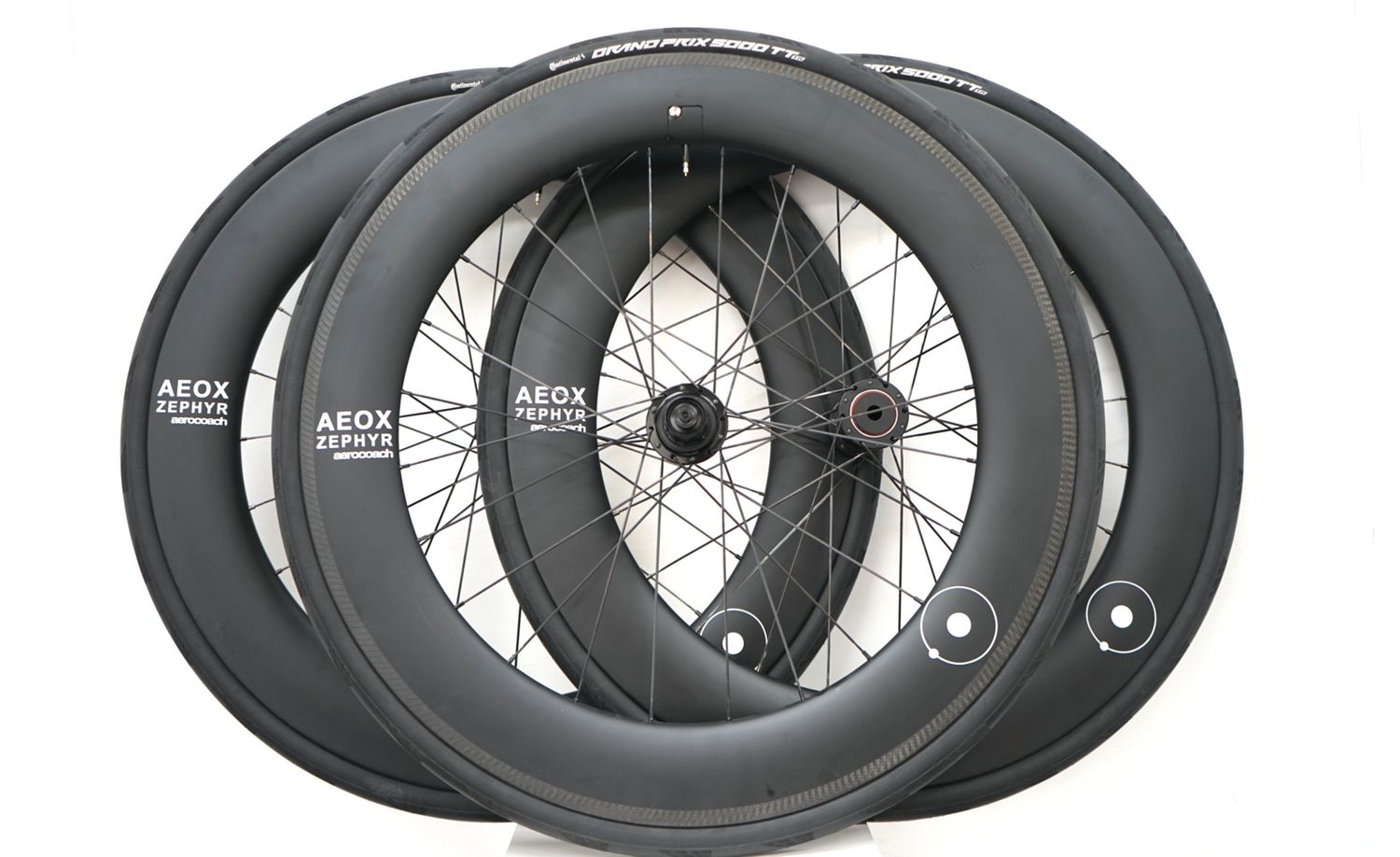 AeroCoach AEOX® ZEPHYR carbon 700c handbike wheels