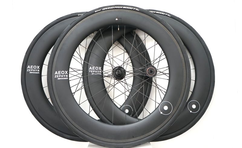 AeroCoach AEOX® ZEPHYR carbon 700c handbike wheels