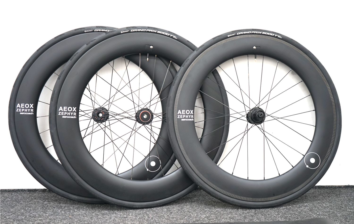 AeroCoach AEOX® ZEPHYR carbon 700c handbike wheels