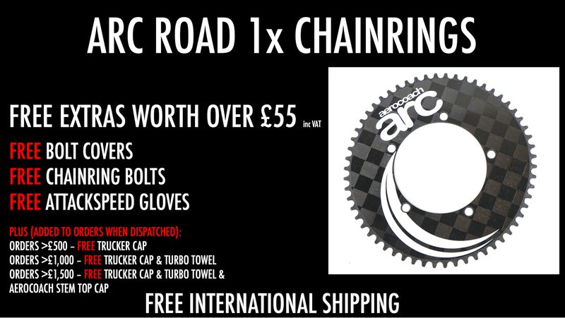 BLACK FRIDAY AeroCoach ARC 1x carbon chainrings