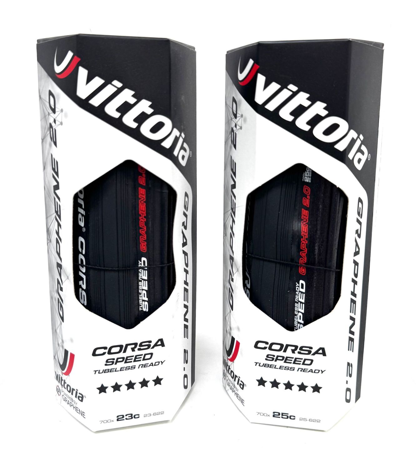 Vittoria Corsa Speed 2.0mm Graphene tyres