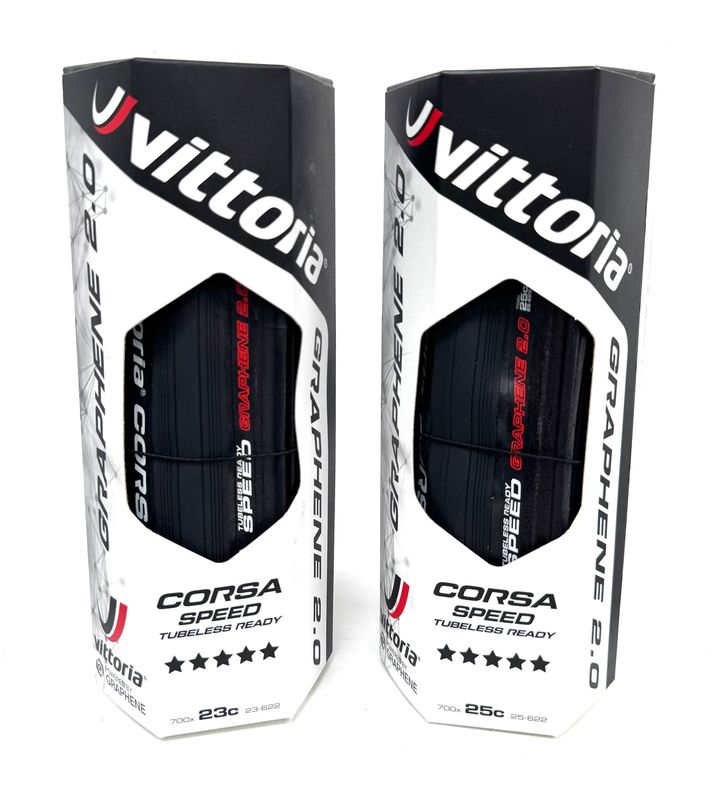 Vittoria Corsa Speed 2.0mm Graphene tyres
