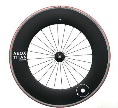 AeroCoach AEOX® Titan carbon track clincher front wheel