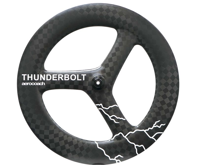 AeroCoach AEOX® Thunderbolt trispoke aero wheels